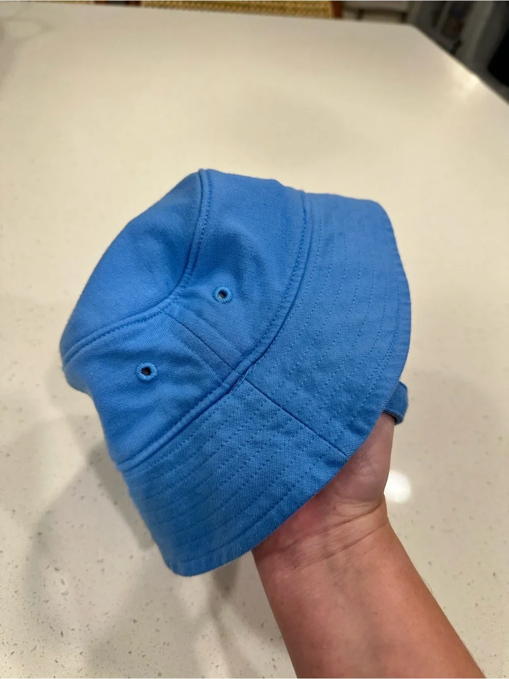 Nike Baby Bucket Hat Blue Swoosh 0-6 Months 50-68cm